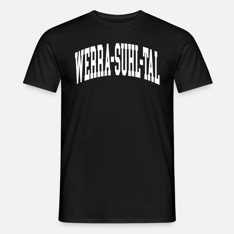 Werra-Suhl-Tal - Männer T-Shirt - Schwarz