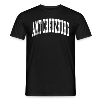 Amt Creuzburg - Männer T-Shirt - Schwarz - Vorne - AI Model Male 178 light (178cm)