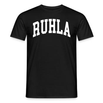 Ruhla - Men's T-Shirt - black - Front - AI Model Male 178 light (178cm)