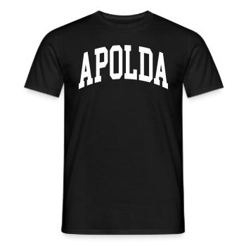 Apolda - Men's T-Shirt - black - Front - AI Model Male 178 light (178cm)