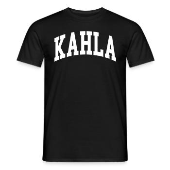 Kahla - Men's T-Shirt - black - Front - AI Model Male 178 light (178cm)