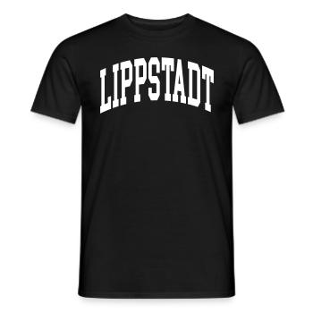 Lippstadt - Männer T-Shirt - Schwarz - Vorne - AI Model Male 178 light (178cm)