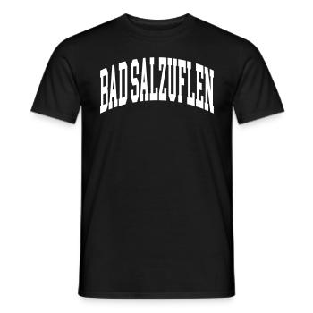 Bad Salzuflen - Men's T-Shirt - black - Front - AI Model Male 178 light (178cm)