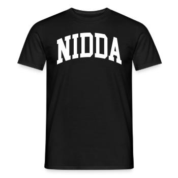 Nidda - T-shirt homme - noir - Devant - AI Model Male 178 light (178cm)