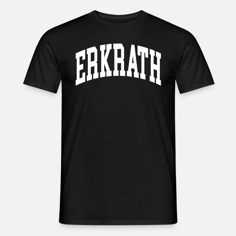 Erkrath - Männer T-Shirt - Schwarz