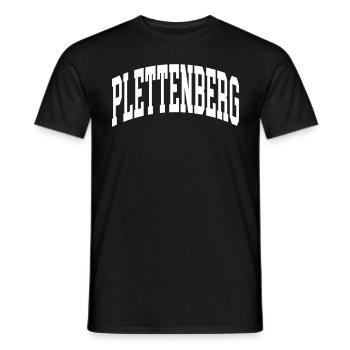 Plettenberg - T-shirt homme - noir - Devant - AI Model Male 178 light (178cm)