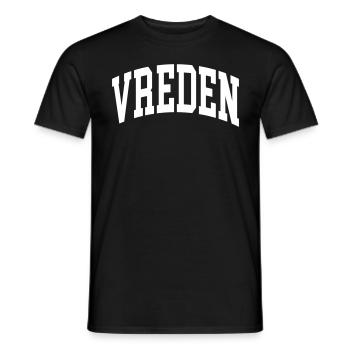 Vreden - T-shirt homme - noir - Devant - AI Model Male 178 light (178cm)
