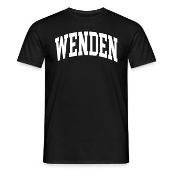 Turn - Men's T-Shirt - black - Front - AI Model Male 178 light (178cm)