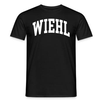 Wiehl - T-shirt homme - noir - Devant - AI Model Male 178 light (178cm)