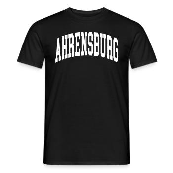 Ahrensburg - T-shirt homme - noir - Devant - AI Model Male 178 light (178cm)