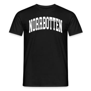 Norrbotten - Men's T-Shirt - black - Front - AI Model Male 178 light (178cm)