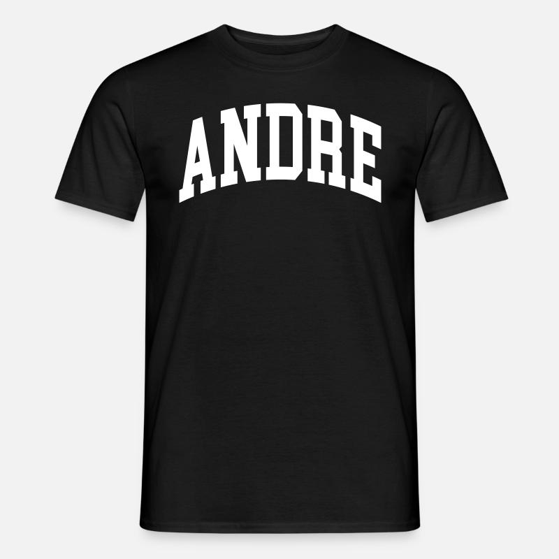 Andre - Männer T-Shirt - Schwarz