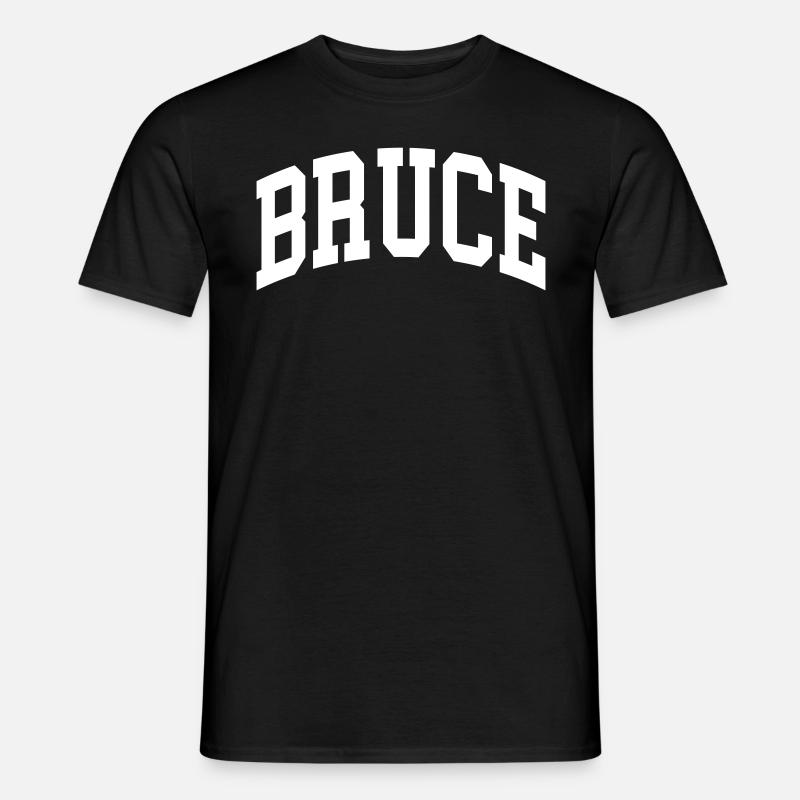 Bruce - Männer T-Shirt - Schwarz