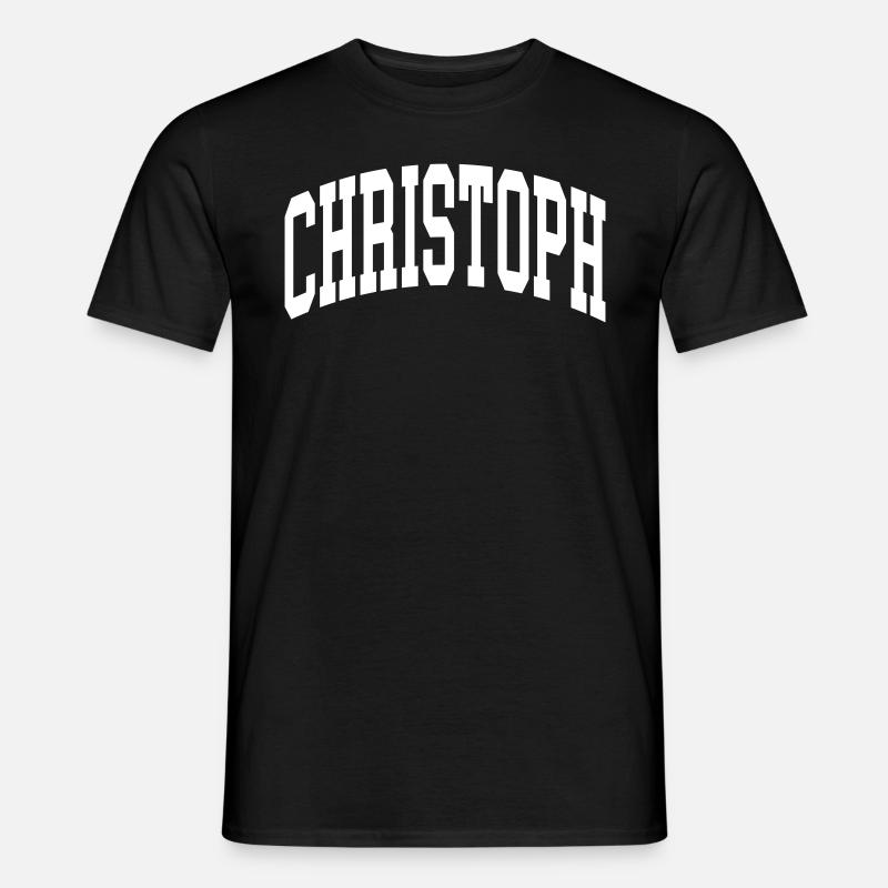 Christoph - Männer T-Shirt - Schwarz