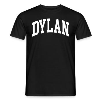 Dylan - Männer T-Shirt - Schwarz - Vorne - AI Model Male 178 light (178cm)