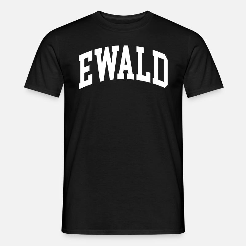Ewald - Männer T-Shirt - Schwarz