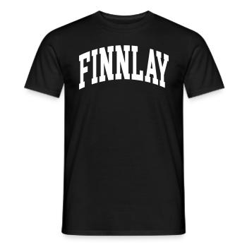 Finnlay (en anglais seulement) - T-shirt homme - noir - Devant - AI Model Male 178 light (178cm)