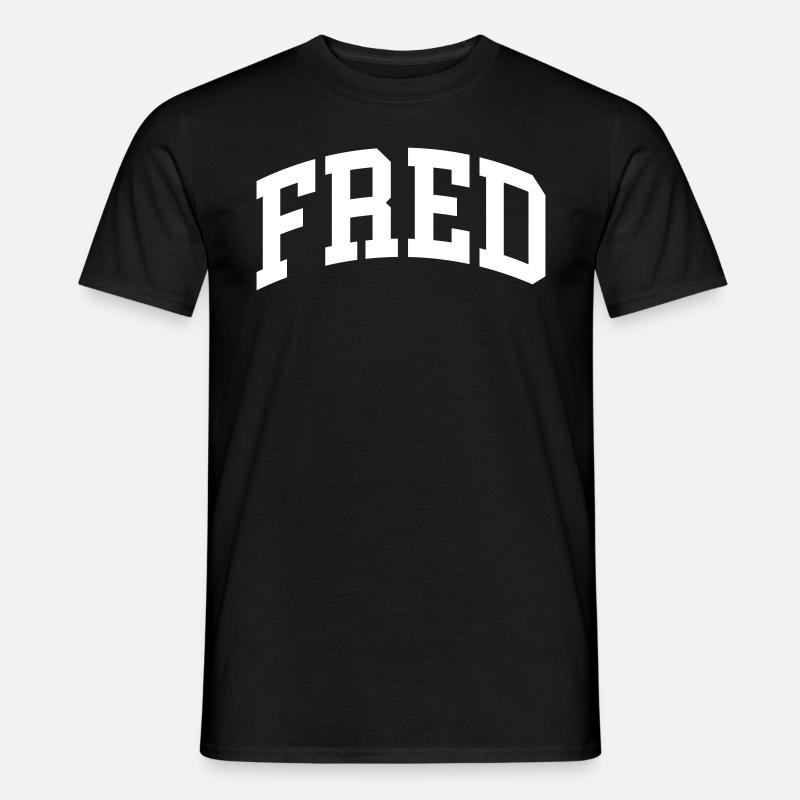 Fred - Männer T-Shirt - Schwarz