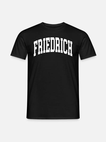 Friedrich - T-shirt homme - noir