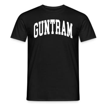 Tramway de Guntram - T-shirt homme - noir - Devant - AI Model Male 178 light (178cm)