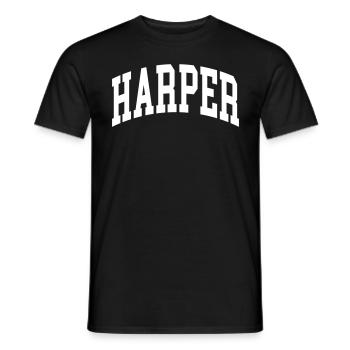 Harpiste - T-shirt homme - noir - Devant - AI Model Male 178 light (178cm)