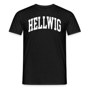 Perruque infernale - T-shirt homme - noir - Devant - AI Model Male 178 light (178cm)