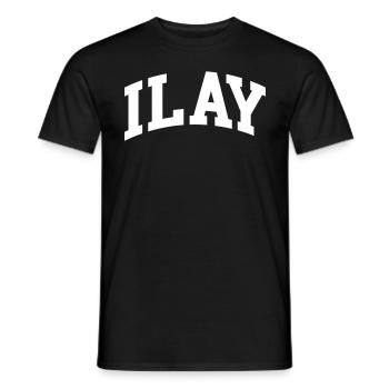 Ilay (en anglais seulement) - T-shirt homme - noir - Devant - AI Model Male 178 light (178cm)