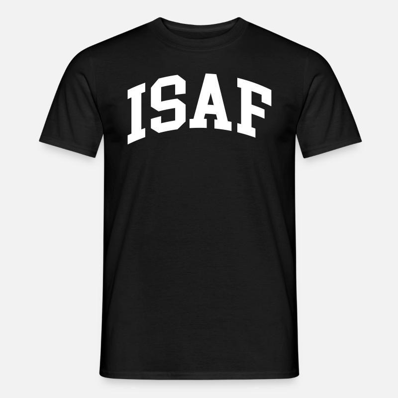 Isaf - Männer T-Shirt - Schwarz
