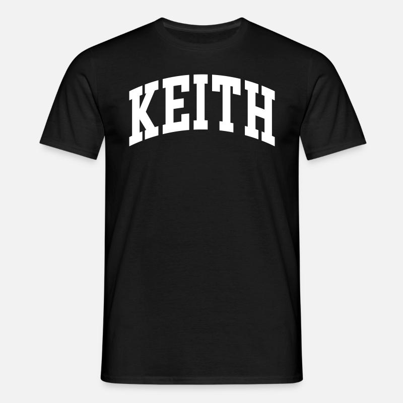 Keith - Männer T-Shirt - Schwarz