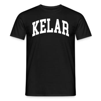 Kelar (en anglais seulement) - T-shirt homme - noir - Devant - AI Model Male 178 light (178cm)