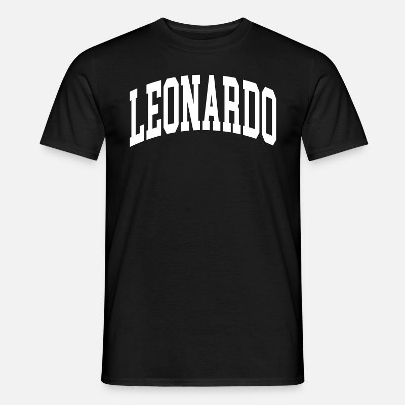 Leonardo - Männer T-Shirt - Schwarz