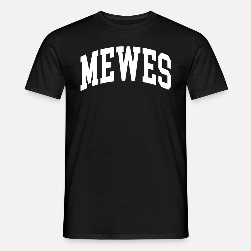 Mewes - Männer T-Shirt - Schwarz