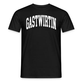 Gastwirtin - Männer T-Shirt - Schwarz - Vorne - AI Model Male 178 light (178cm)