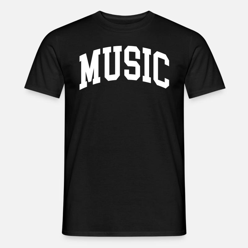 Music - Männer T-Shirt - Schwarz