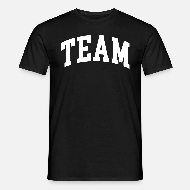 Team - Männer T-Shirt - Schwarz