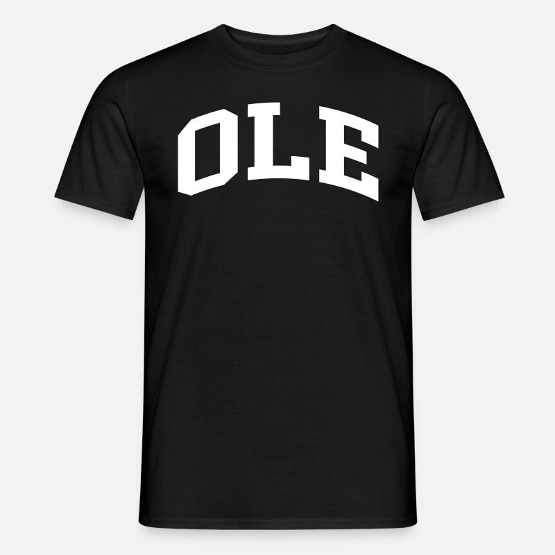 Ole - Männer T-Shirt - Schwarz
