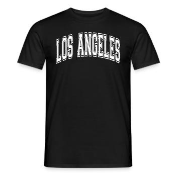 Los Angeles - Men's T-Shirt - black - Front - AI Model Male 178 light (178cm)