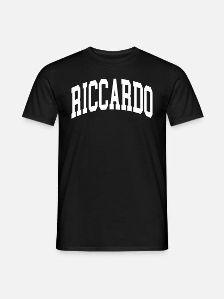 Riccardo - T-shirt homme - noir