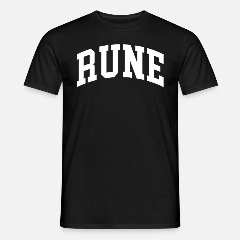 Rune - Männer T-Shirt - Schwarz