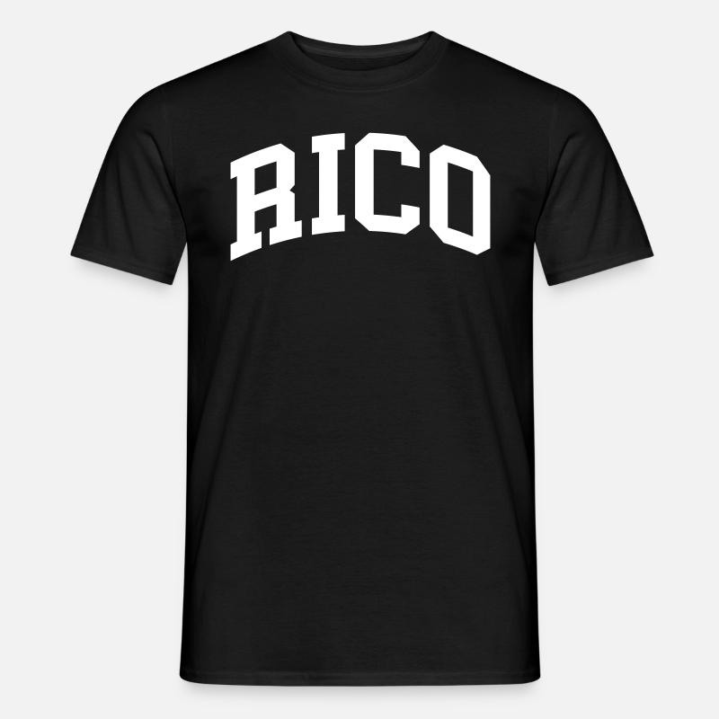Rico - Männer T-Shirt - Schwarz