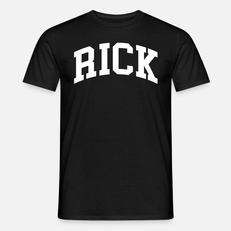 Rick - Männer T-Shirt - Schwarz
