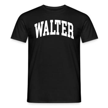 Walter - T-shirt homme - noir - Devant - AI Model Male 178 light (178cm)