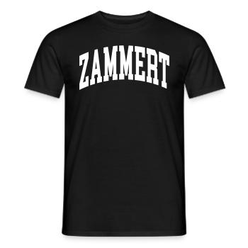 Zammert - T-shirt homme - noir - Devant - AI Model Male 178 light (178cm)