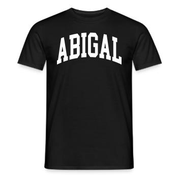 Abigal - T-shirt homme - noir - Devant - AI Model Male 178 light (178cm)