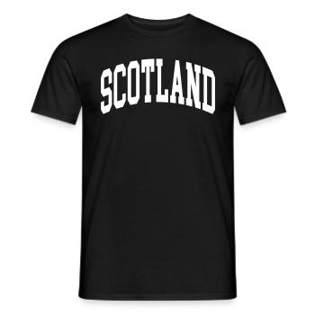 Écosse - T-shirt homme - noir - Devant - AI Model Male 178 light (178cm)