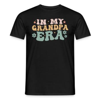 In My Grandpa Era - T-shirt homme - noir - Devant - AI Model Male 178 light (178cm)