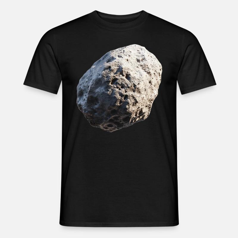 Asteroid - Männer T-Shirt - Schwarz