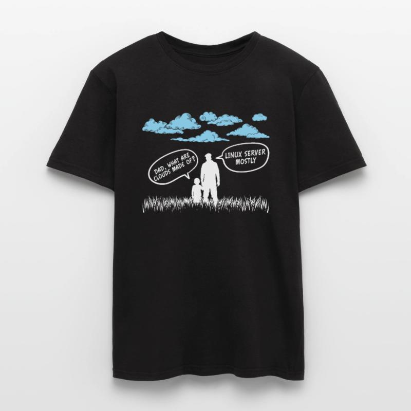 Cloud Linux Server Coder Men’s T-shirt