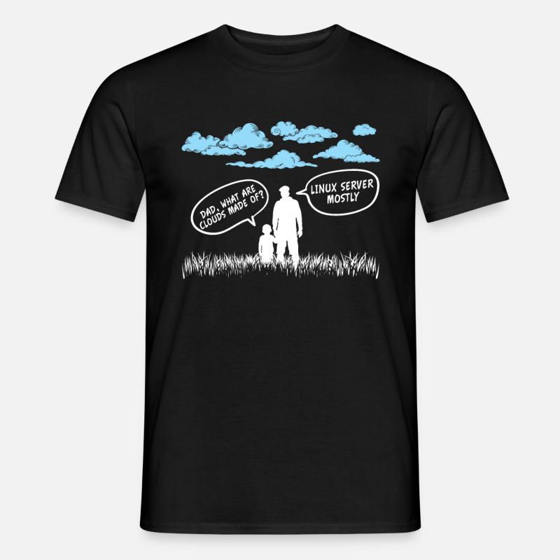 Cloud Linux Server Coder - Männer T-Shirt - Schwarz