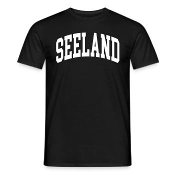 Zealand - Men's T-Shirt - black - Front - AI Model Male 178 light (178cm)